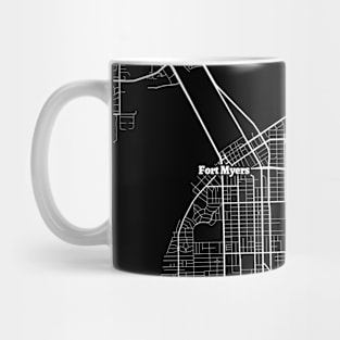 Fort Myers Florida Map | Map Of Fort Myers Florida | Fort Myers Map Mug